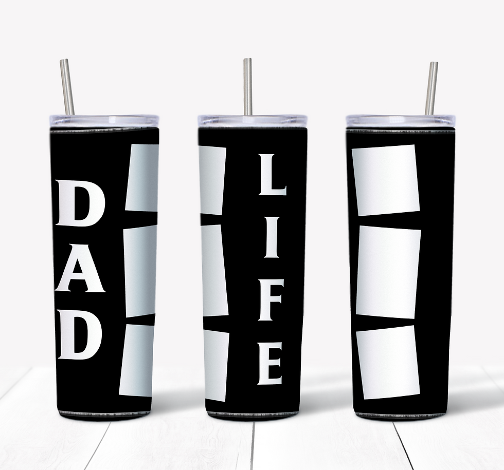 Dad Life Collage - Customizable (6 Photos)