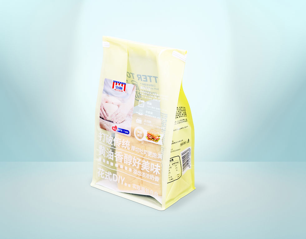 Thumbnail: Resealable Plastic Bread Bag (with Window, Bendable Tin Wire Tie) 02
