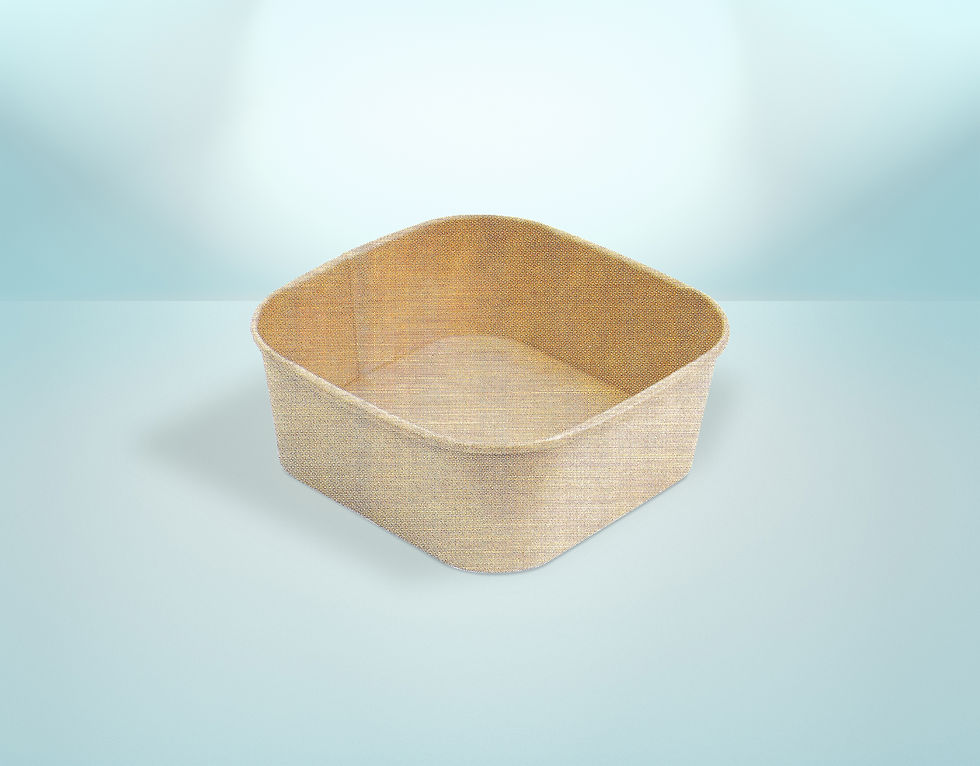 Square Salad Paper Bowl 1230mL