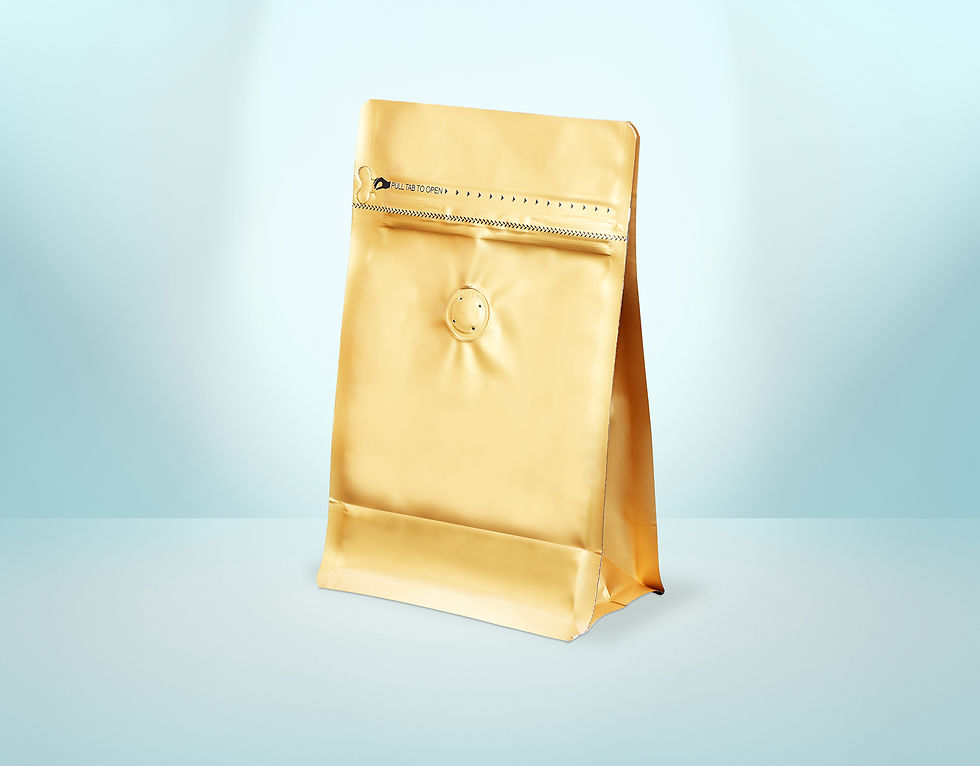 Side Gusseted Bags (Coffee Tea Bags, Valve Ziplock, Stand-Up Pouch Bags)