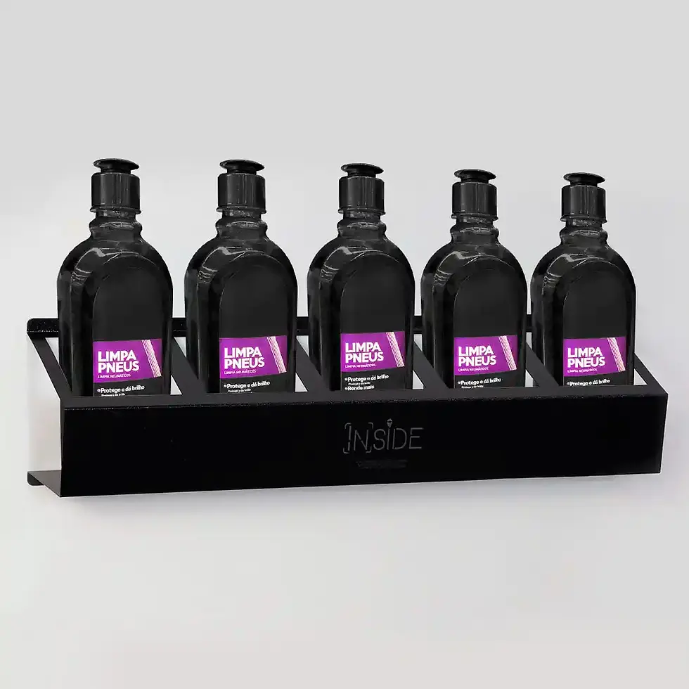 Suporte 5 Frascos Quadrados - 02