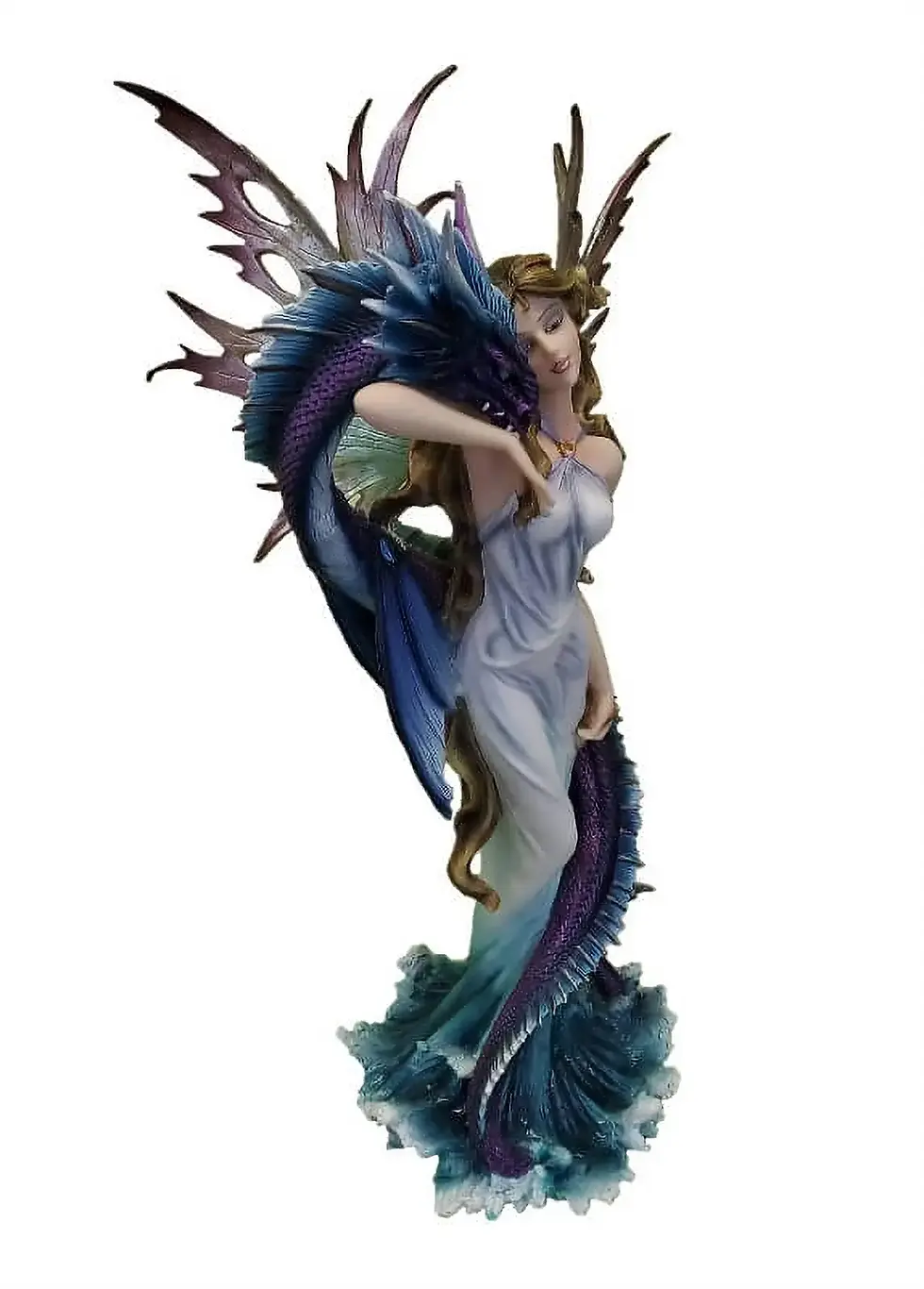 Fée et dragon Figurine