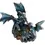 Miniatura: Figurine Dragon et ses petits sur rocher