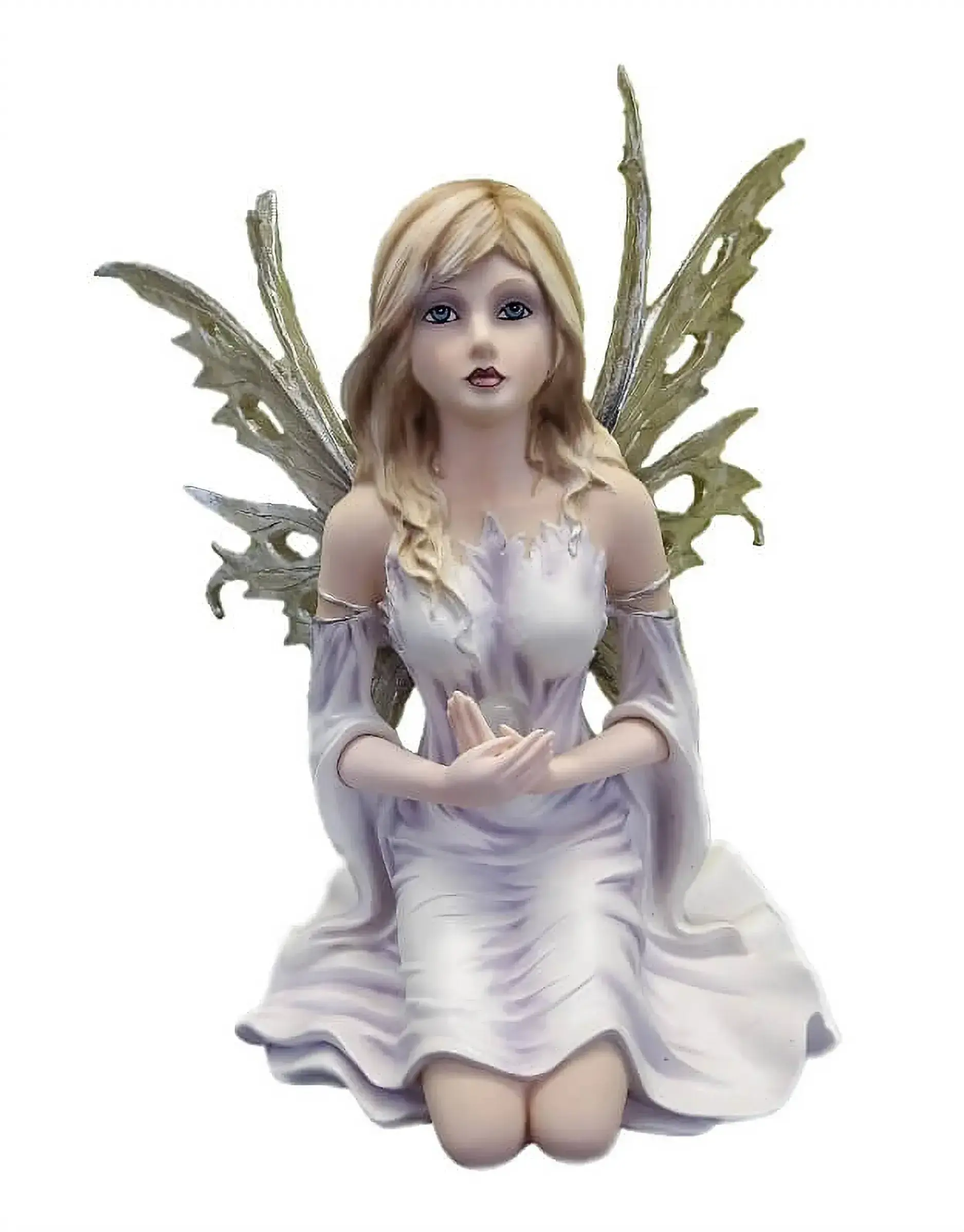 Fée ange figurine avec robe blanche Destiny