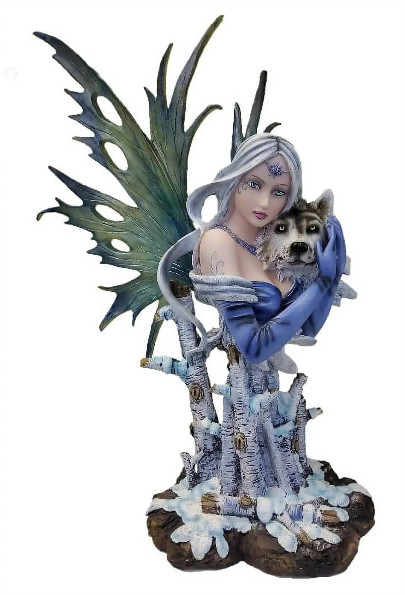Figurine buste fée et loup
