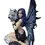 Miniature : Fée et loup Figurine