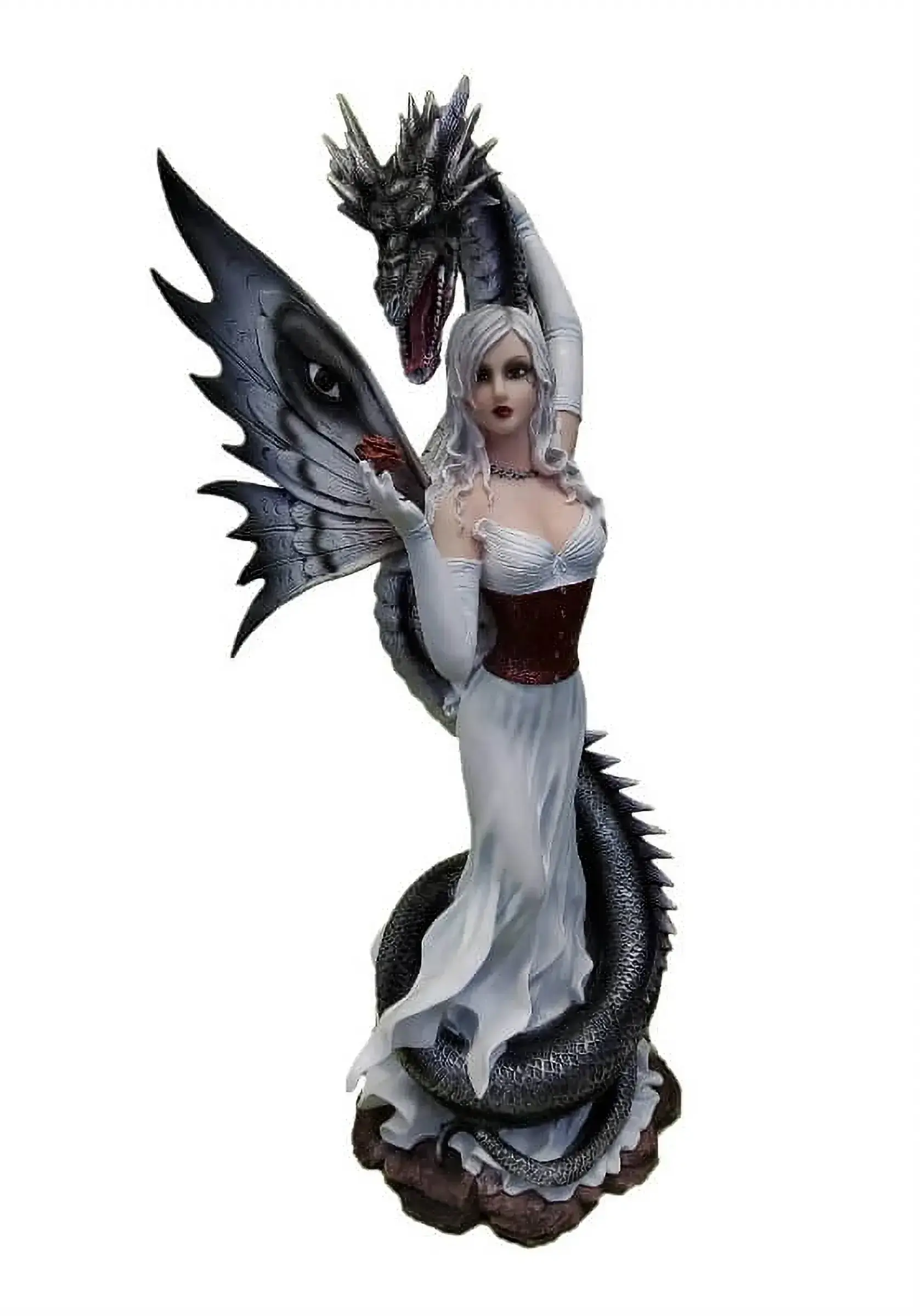 Fée et dragon Figurine