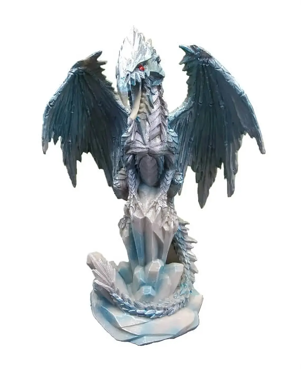 Figurine dragon bleu des glaces