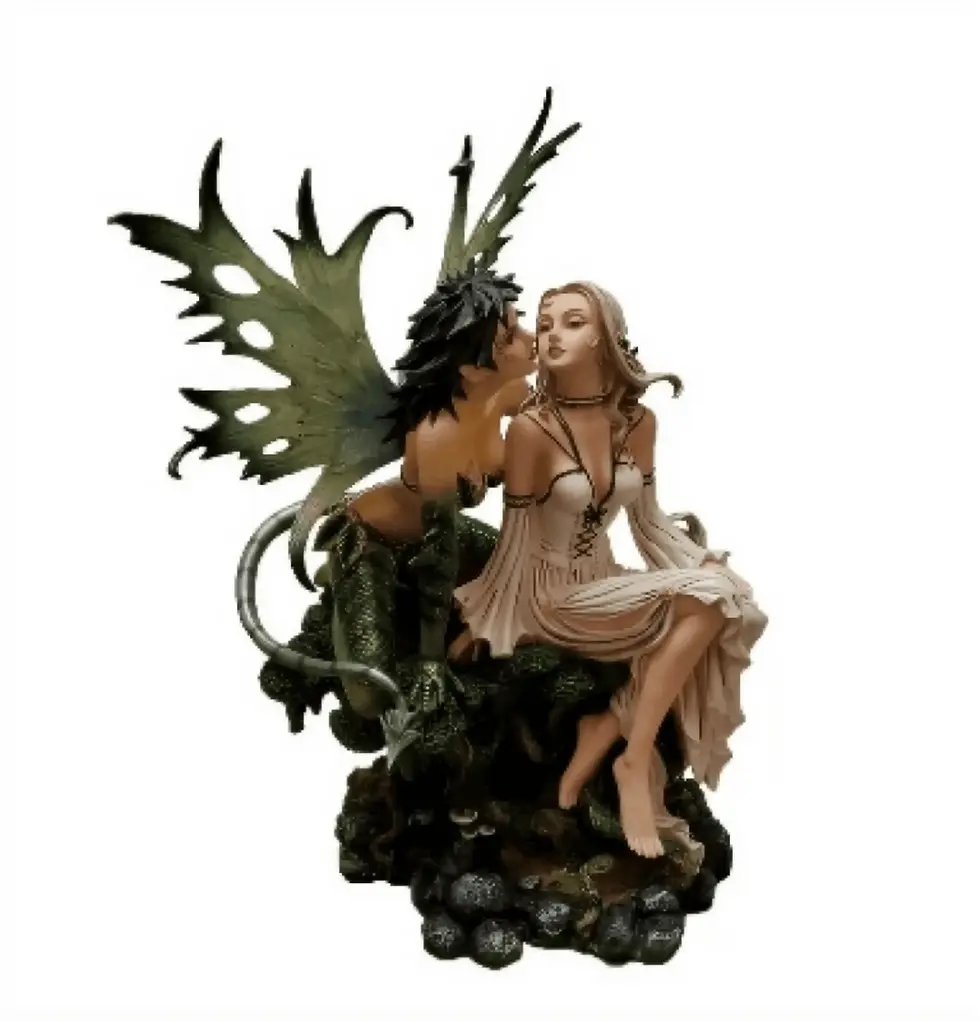 Miniatura: Fées dark figurine MILENA & LYRA