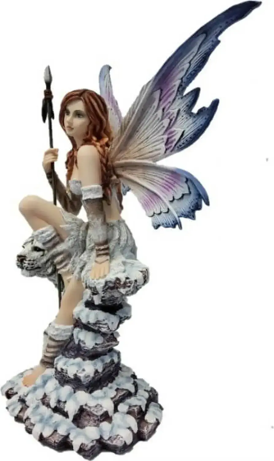 Miniature : Figurine Fée et Félin KARINA