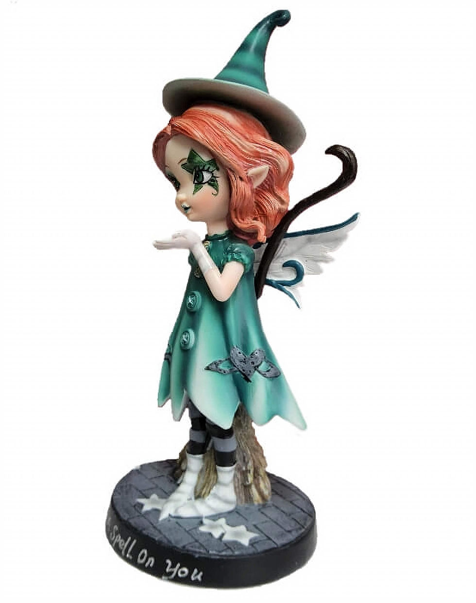 Miniature : Fée verte petite sorcière Figurine  Jenny