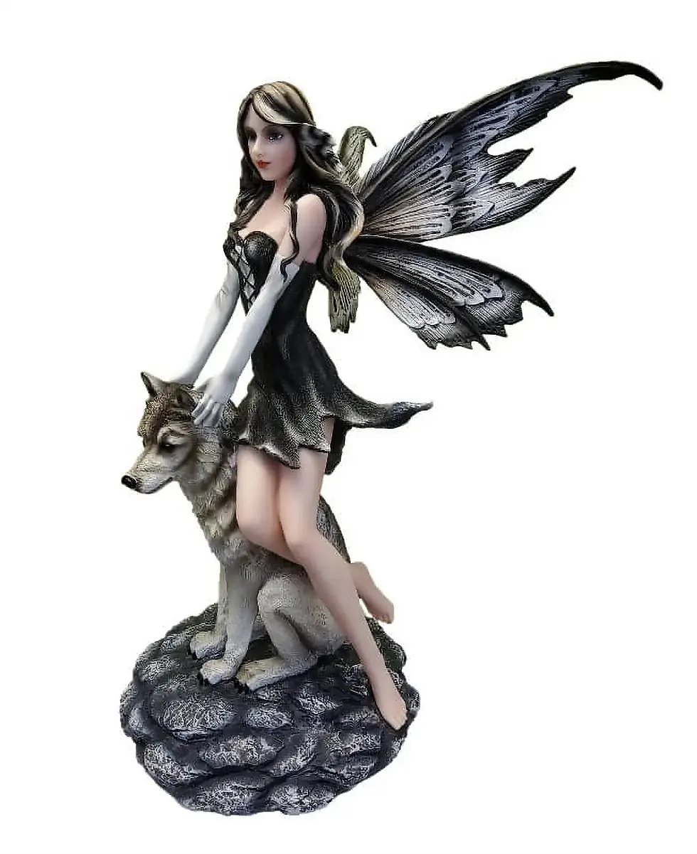 Fée et loup Figurine Angelina