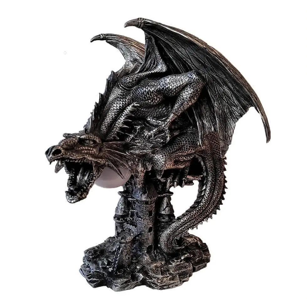 Dragon effet métal Lampe