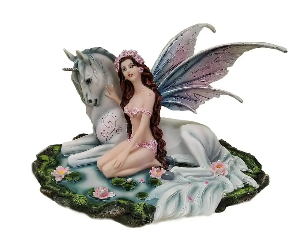 Fée et Licorne Figurine Nymphea