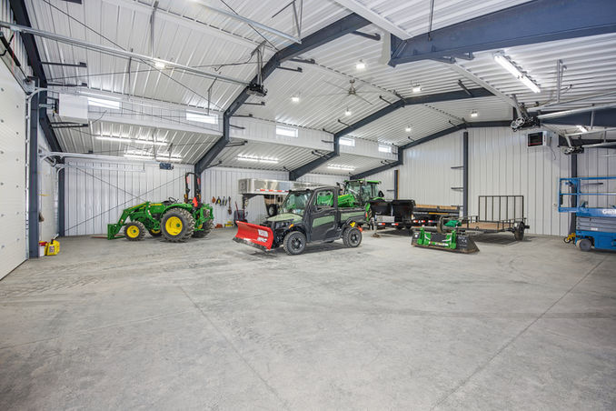 Farm equipment storage