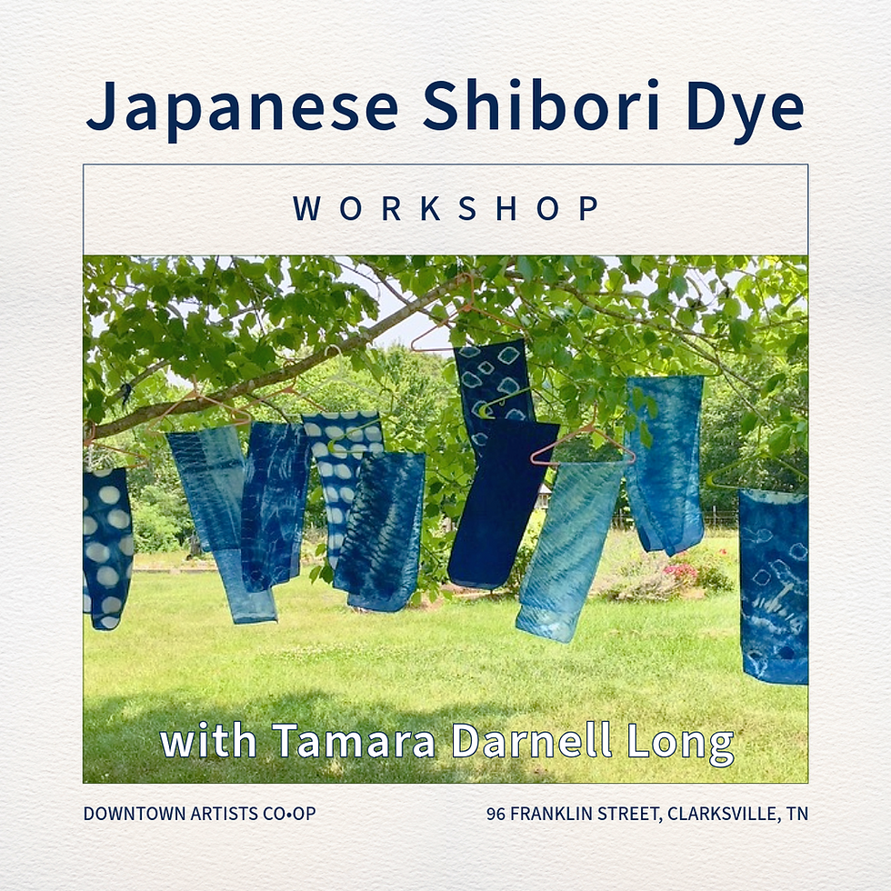 Shibori Dye Workshop