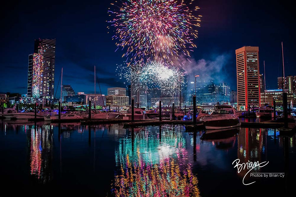 Fireworks at the Inner Harbor (4257)