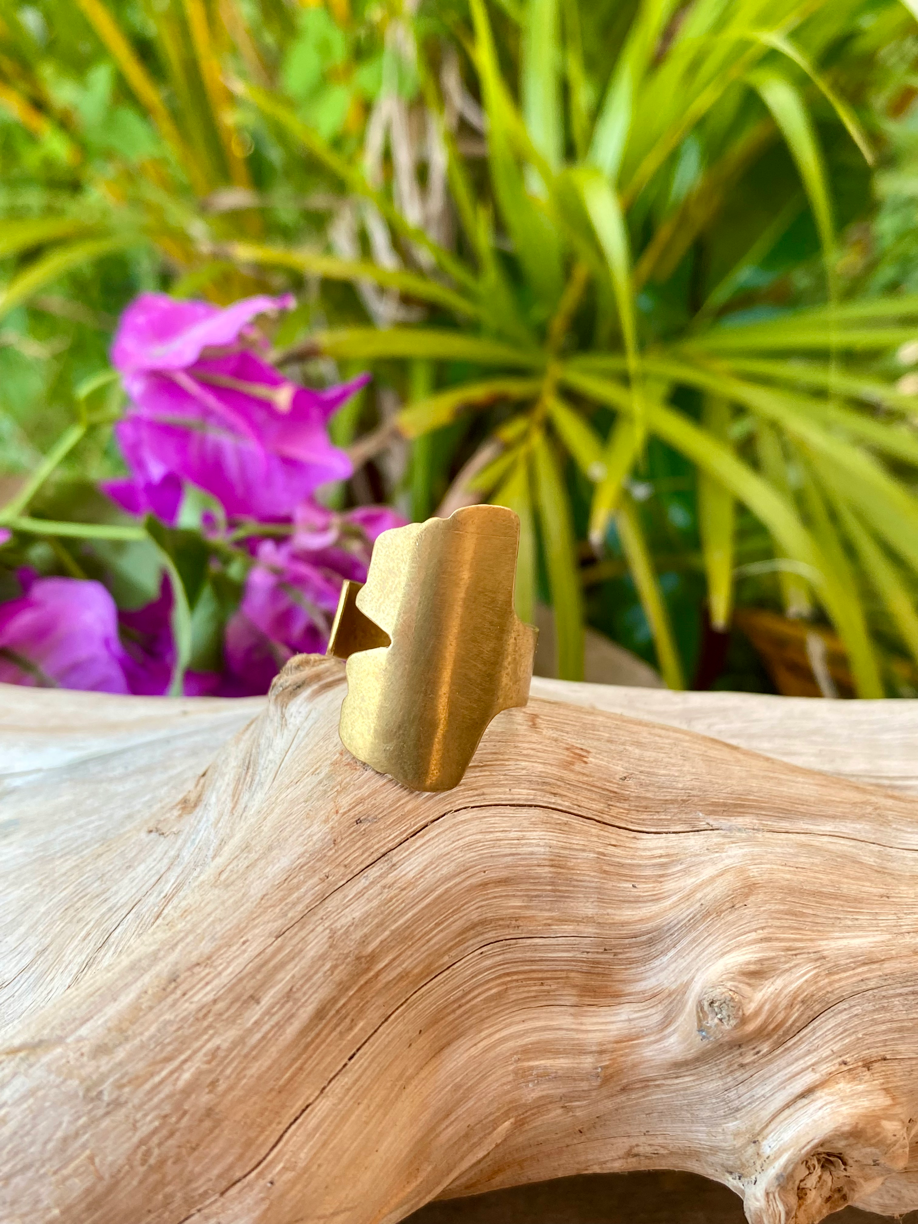 Bague « Ginko » - Laiton