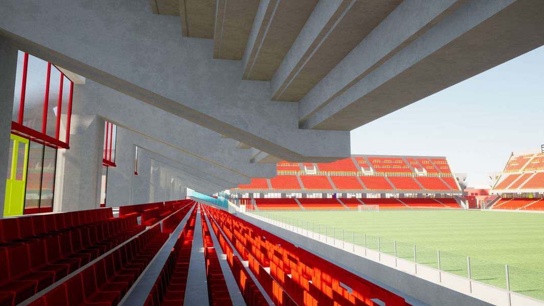 modello BIM Stadio arechi Salerno Salernitana Spalti prefabbricati