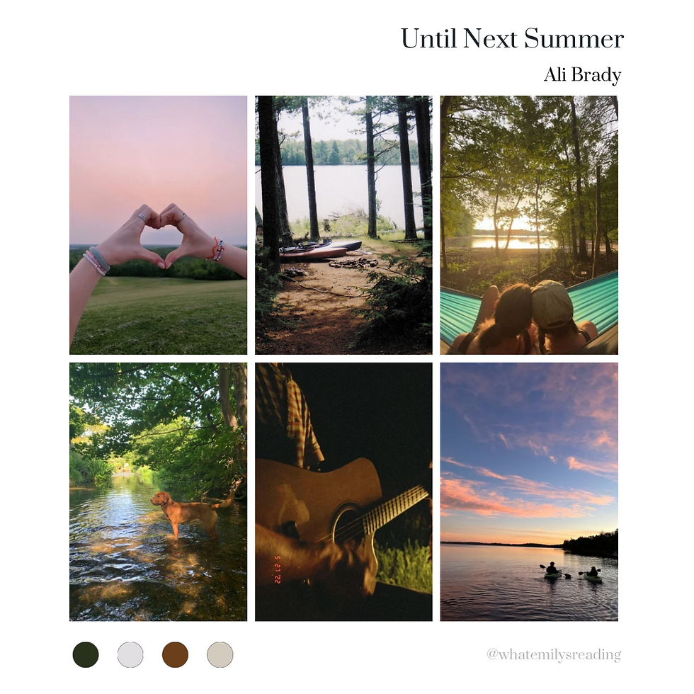 Until Next Summer moodboard