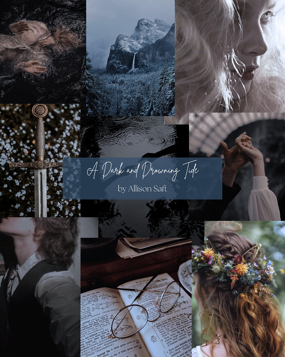 A Dark and Drowning Tide moodboard