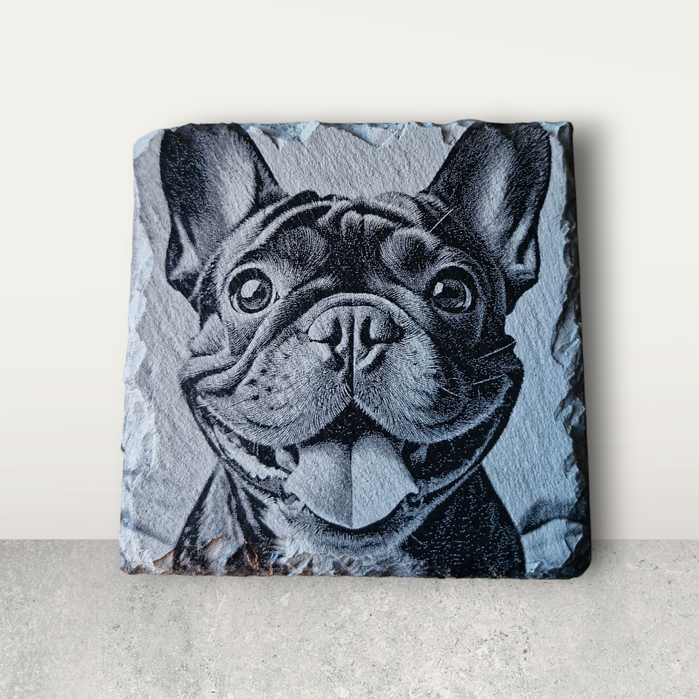 French Bulldog Collection of Slate Coasters- Individual