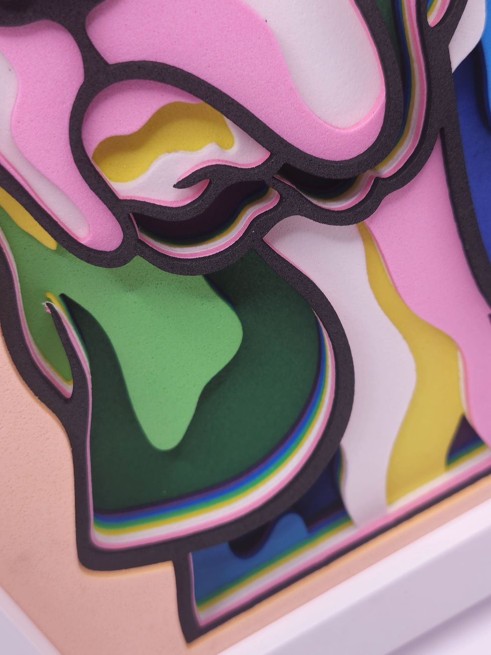 Thumbnail: Basset Hound - Layered 3D Wall Art