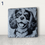 Thumbnail: King Charles cavalier spaniel dog design on a slate coaster. 
Four designs to choose from, this is  Design 1 showing a smiley design.