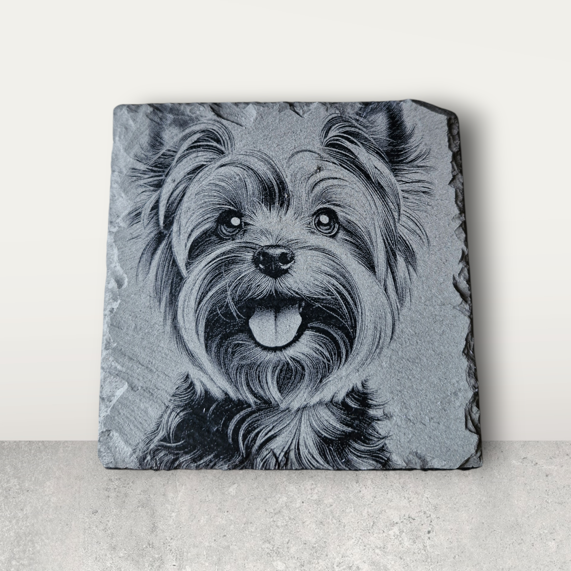 Yorkshire Terrier Collection of Slate Coasters - Individual