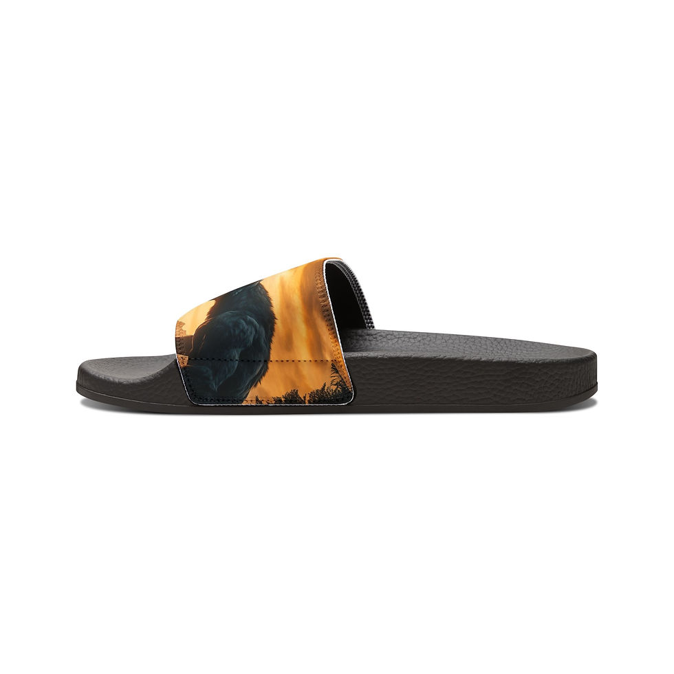 Thumbnail: Sasquatch vs Dogman Women's Sandals - Removable Strap Slip-Ons for Summer