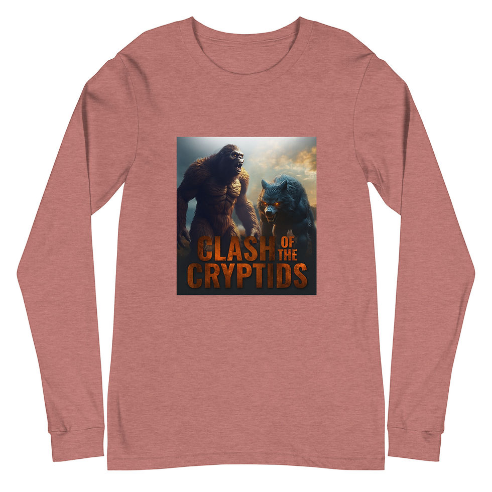 Thumbnail: Clash of the Cryptids - Unisex Long Sleeve Tee