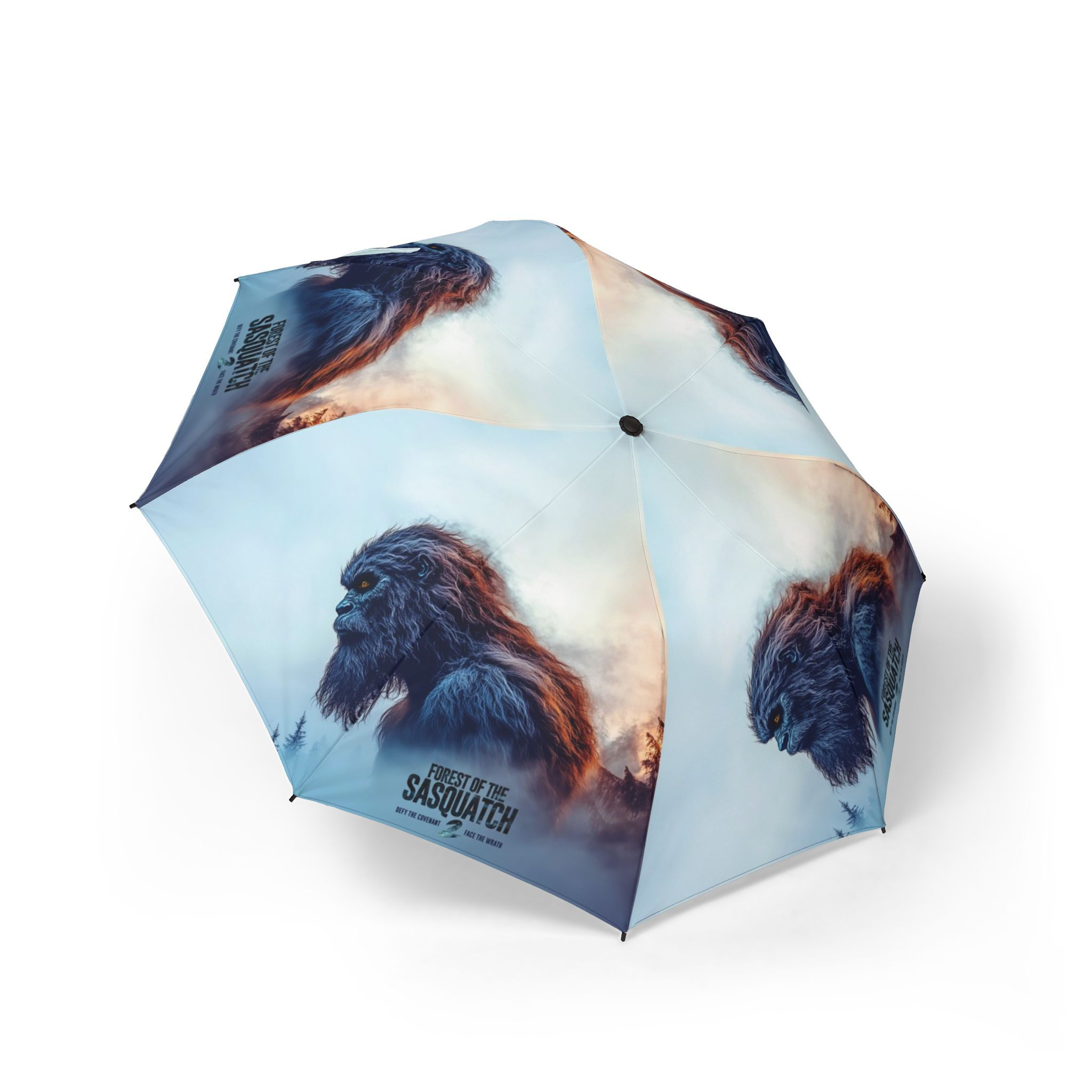 Forest of the Sasquatch 2 - Semi-Automatic Foldable Umbrella