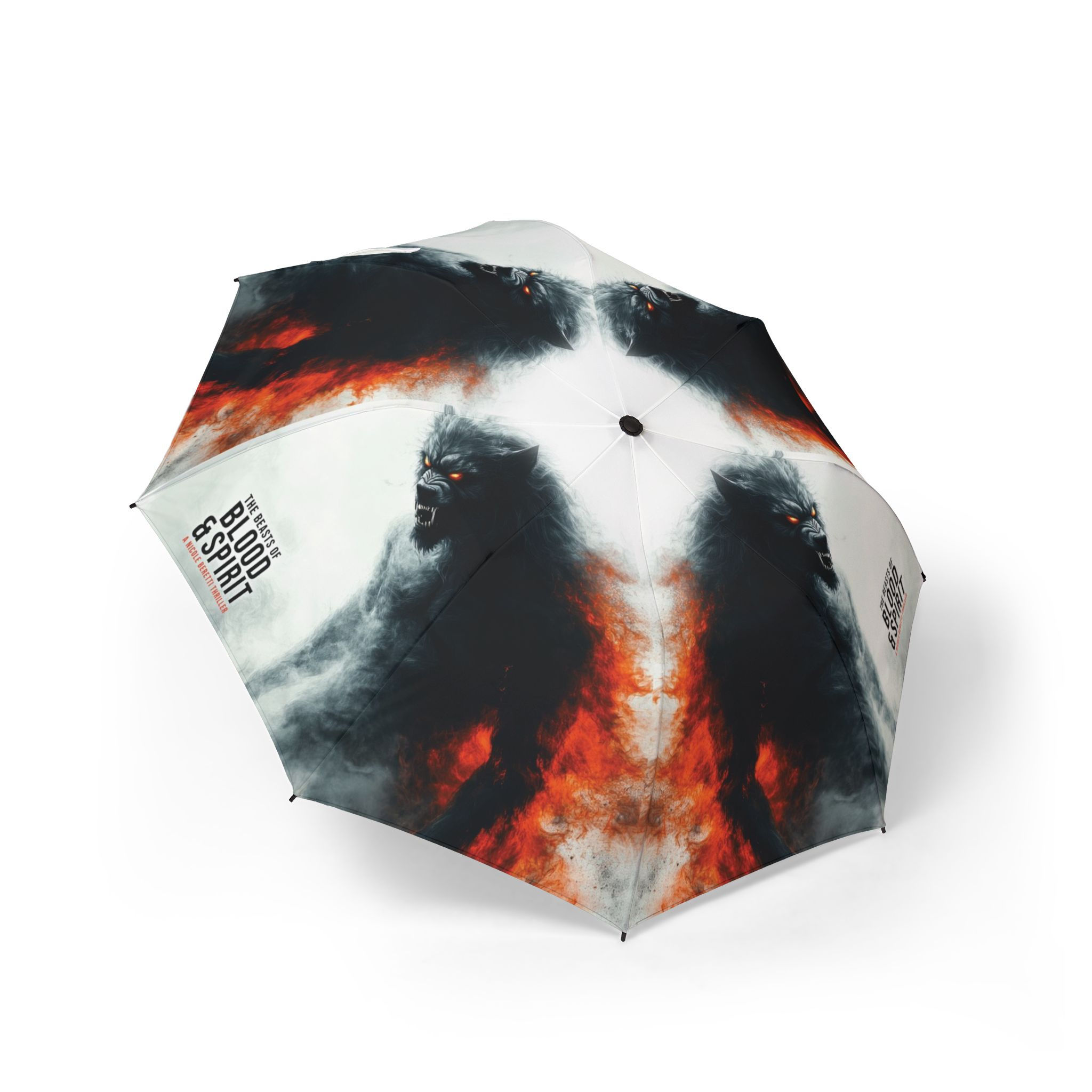 Beasts of Blood & Spirit - Semi-Automatic Foldable Umbrella for Stormy Weather