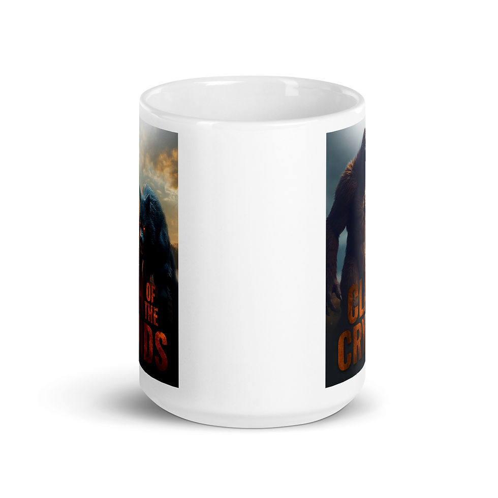 Thumbnail: Clash of the Cryptids - White glossy mug