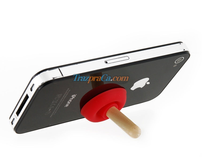 Apoio para celular Desentupidor de Silicone