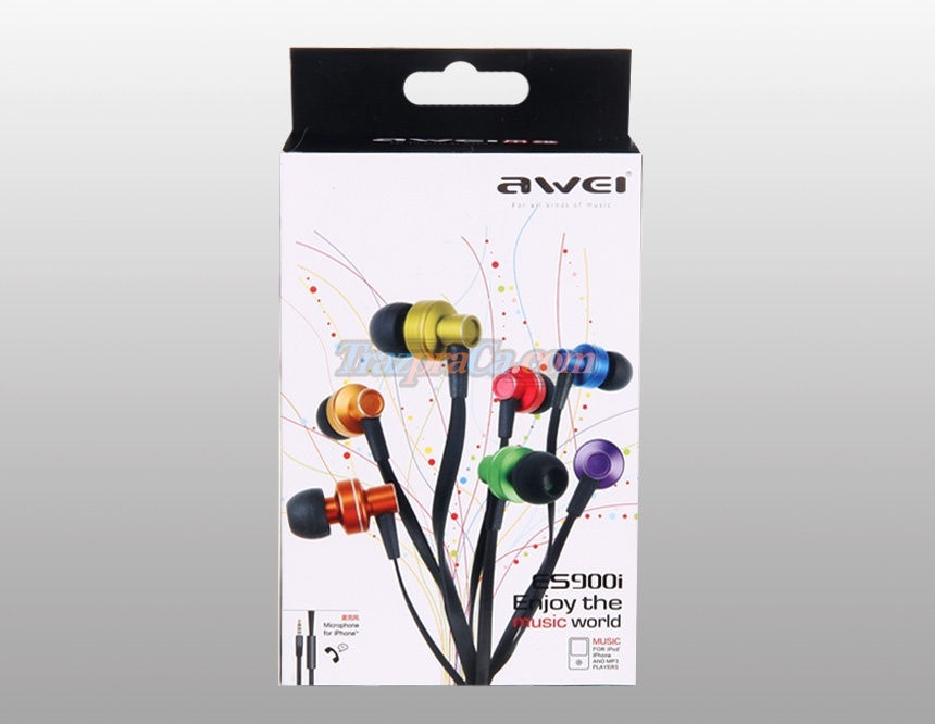 Thumbnail: Fones de Ouvido AWEI (Preto)