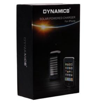 Thumbnail: Carregador Solar 5V 2000mAh para iPhone (Preto)