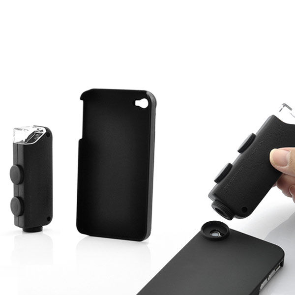 Thumbnail: Microscópio Digital 100x para iPhone 4/4S (Preto)