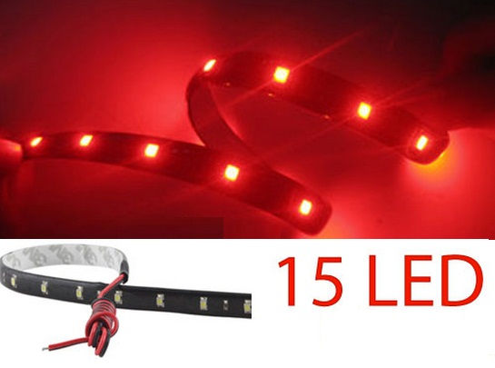 Thumbnail: Fita LED 3020 SMD 12v para Carro com 30 cm e 15 LE