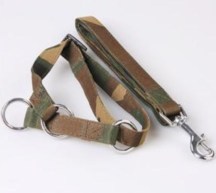 Thumbnail: Guia com Coleira Camuflada para Cachorro