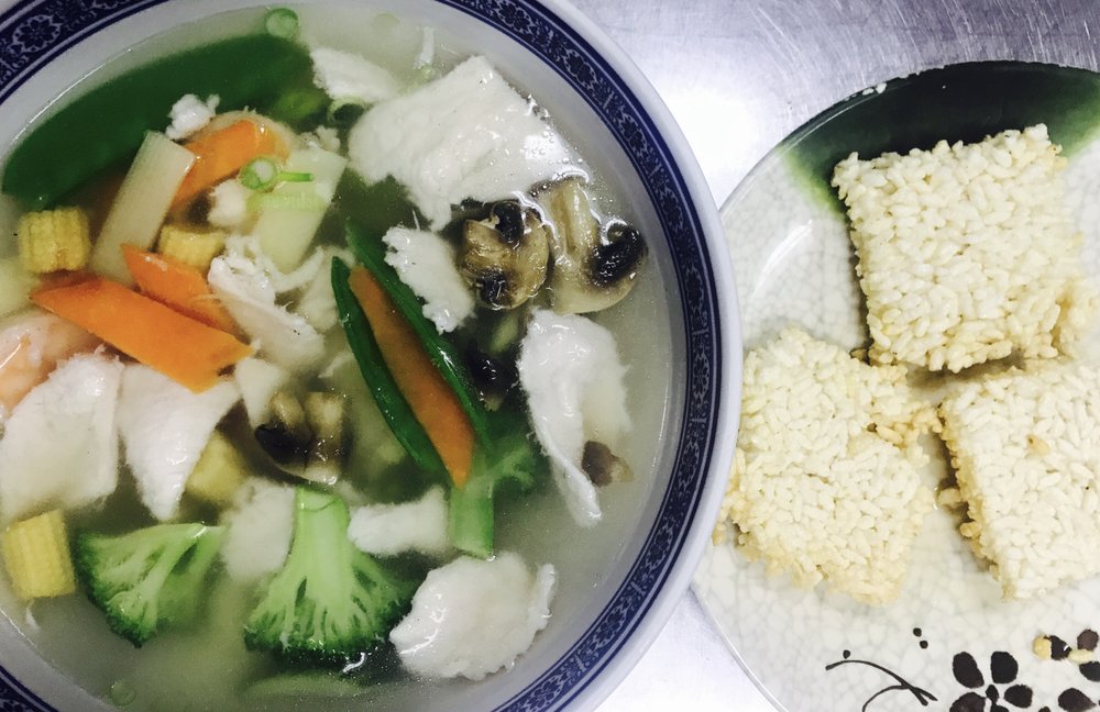 Arranged Food and Objects