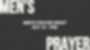 Mens Prayer Night
