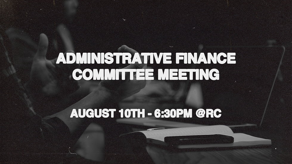 Administrative Finance Committee Meeting