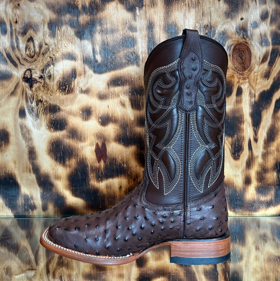 Thumbnail: Men's Brown Ostrich