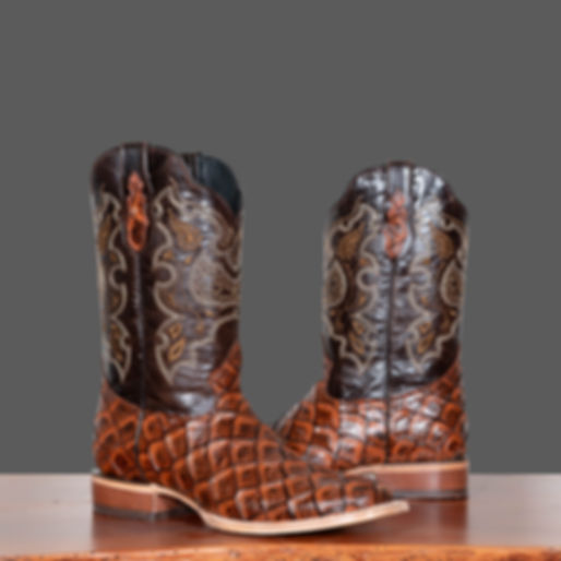 Pirarucu Cognac Print Boot