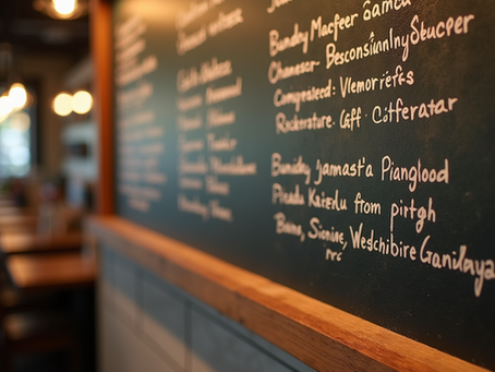 The Art of Menu Display at Cavells: Mastering Restaurant Menu Presentation