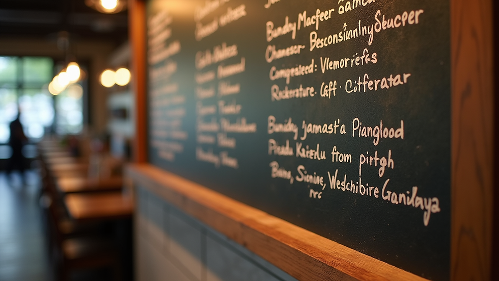 The Art of Menu Display at Cavells: Mastering Restaurant Menu Presentation