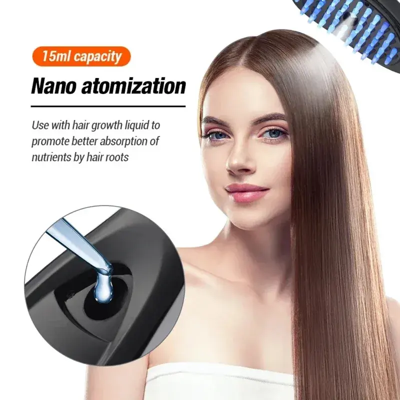 Thumbnail: LED Scalp Therapy Comb | Nano Mist & Relaxing Massage