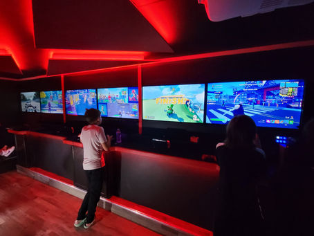 Extreme Game Truck during a birthday party