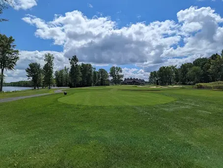 Beautiful Golf Course During The Middle Of The Day